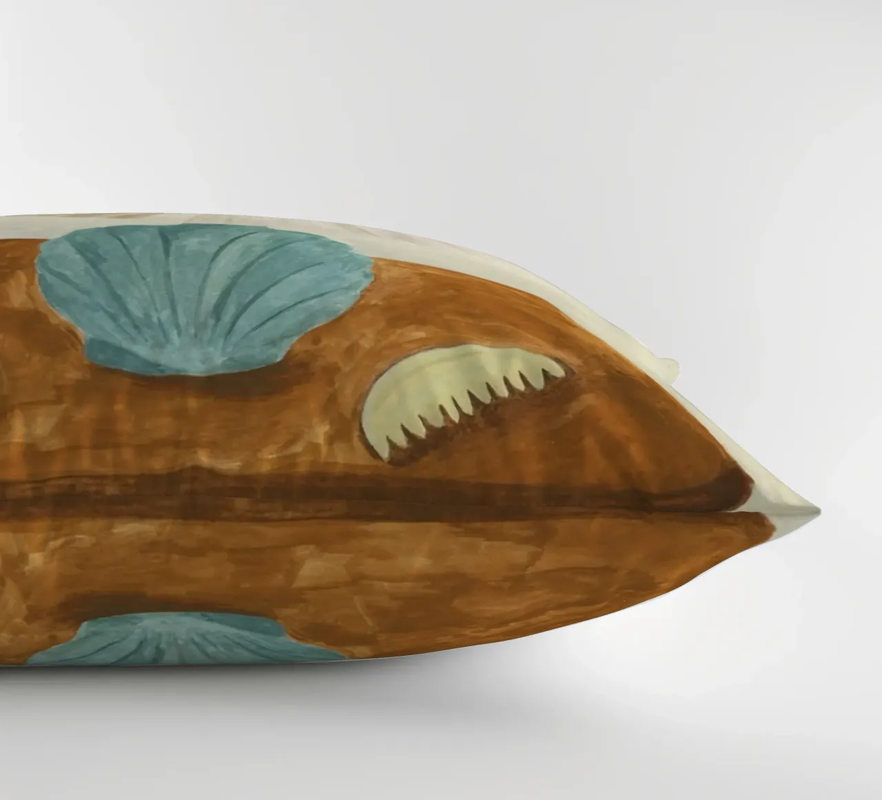 Shell Lamp with Comb cuscino da Isabelle Vandeplassche