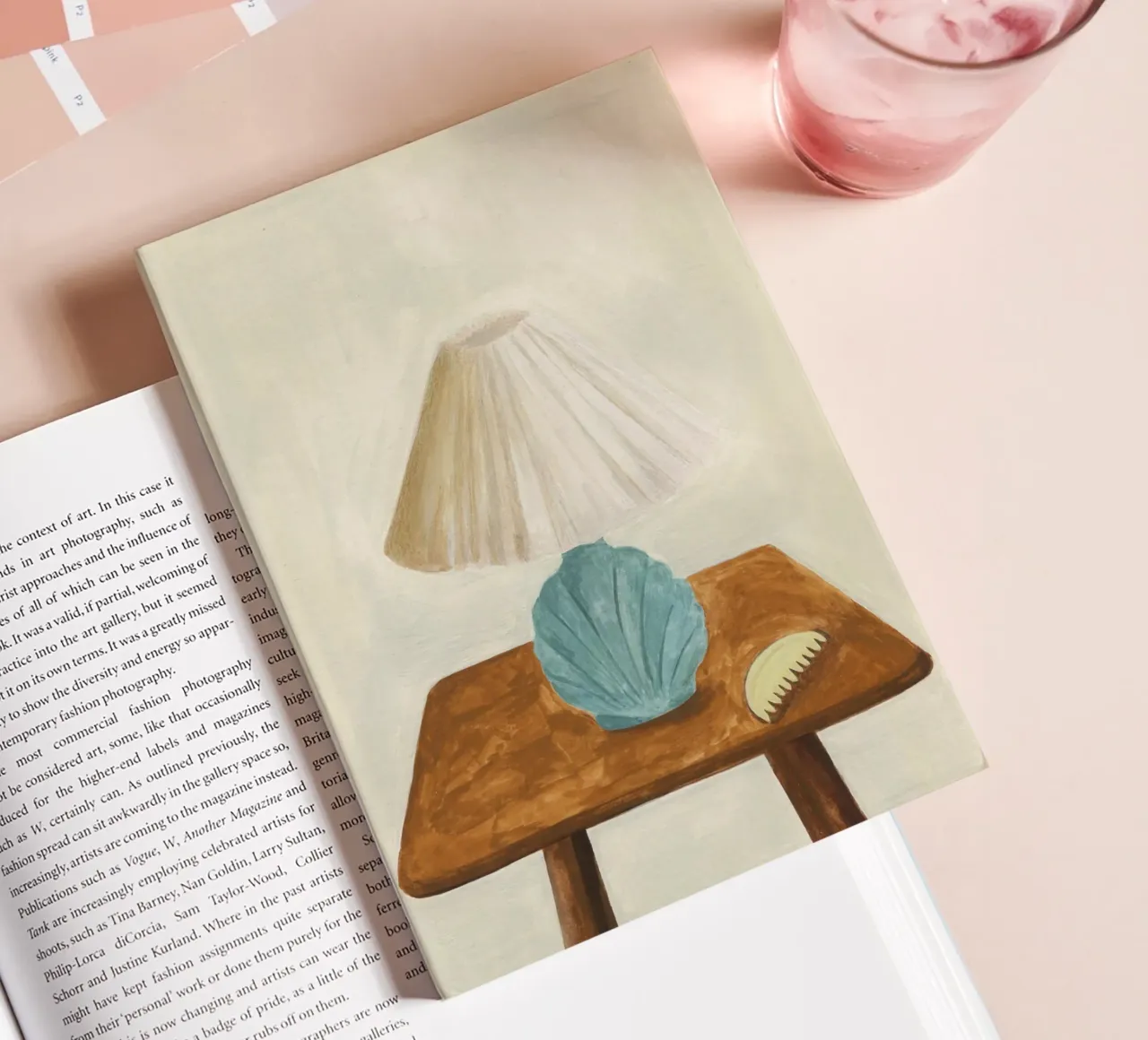 Shell Lamp with Comb notebook by Isabelle Vandeplassche