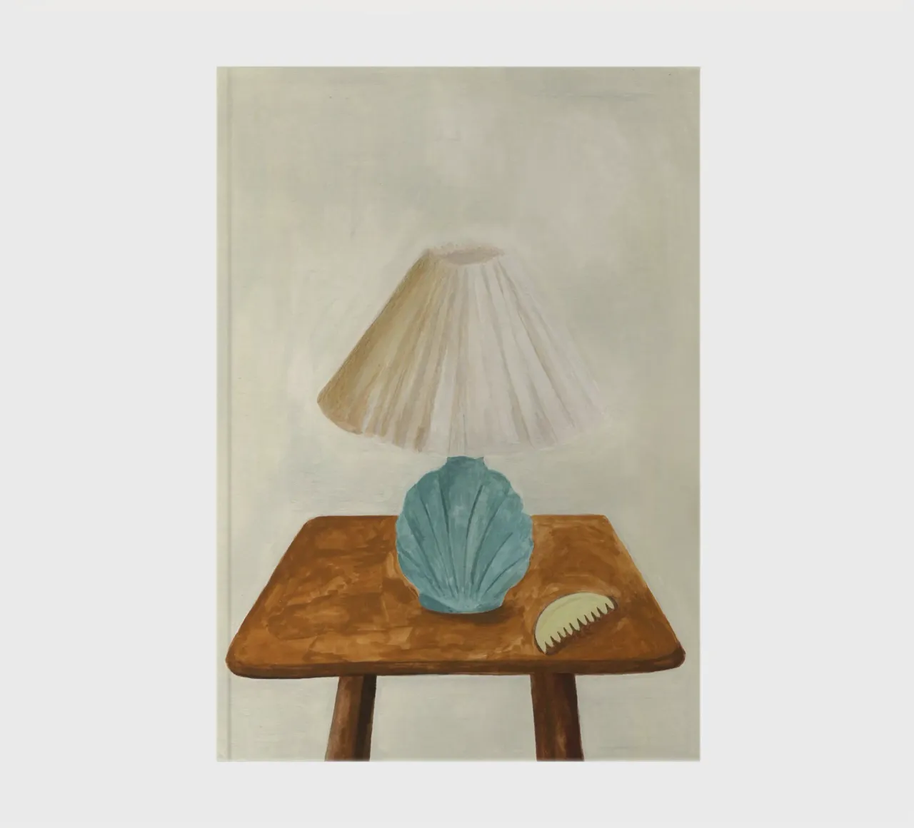 Shell Lamp with Comb notebook by Isabelle Vandeplassche