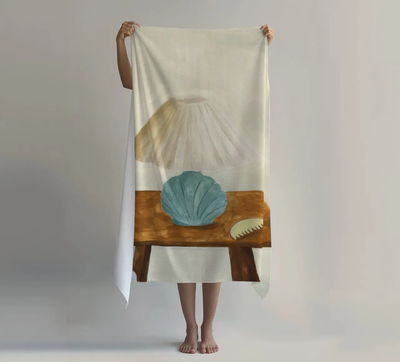 Shell Lamp with Comb telo mare da Isabelle Vandeplassche