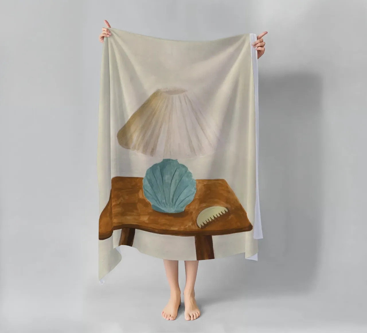 Shell Lamp with Comb telo mare da Isabelle Vandeplassche