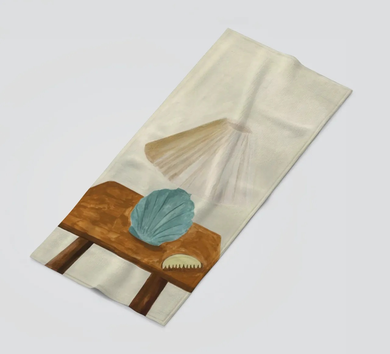 Shell Lamp with Comb telo mare da Isabelle Vandeplassche