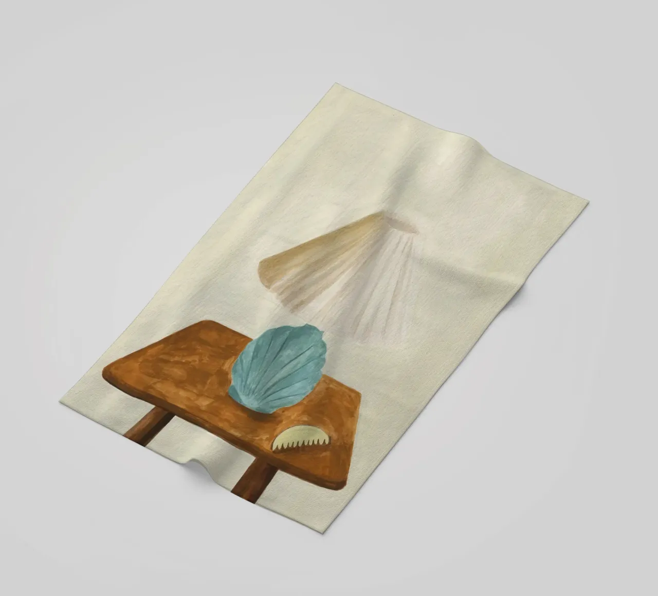 Shell Lamp with Comb telo mare da Isabelle Vandeplassche