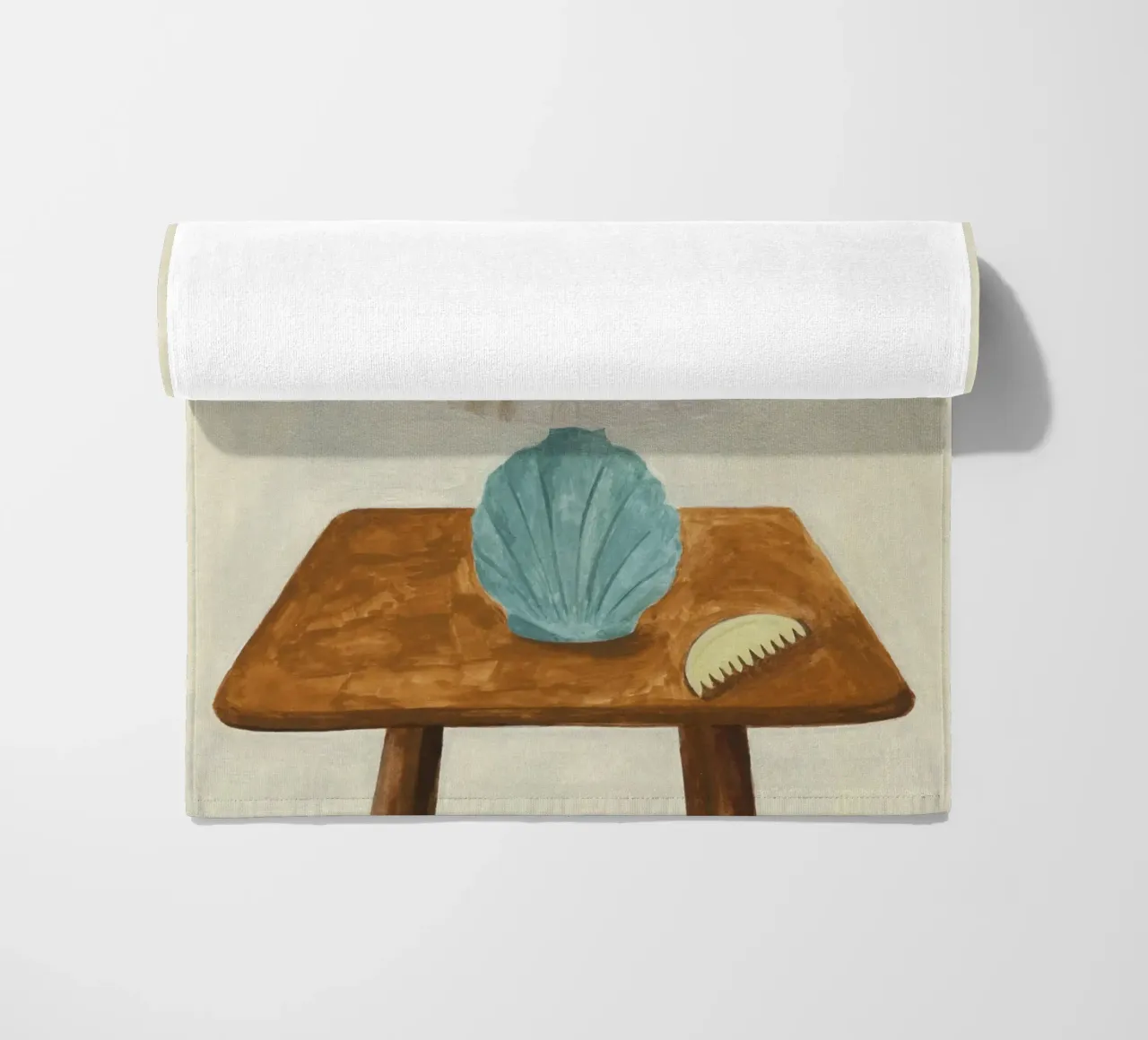 Shell Lamp with Comb telo mare da Isabelle Vandeplassche