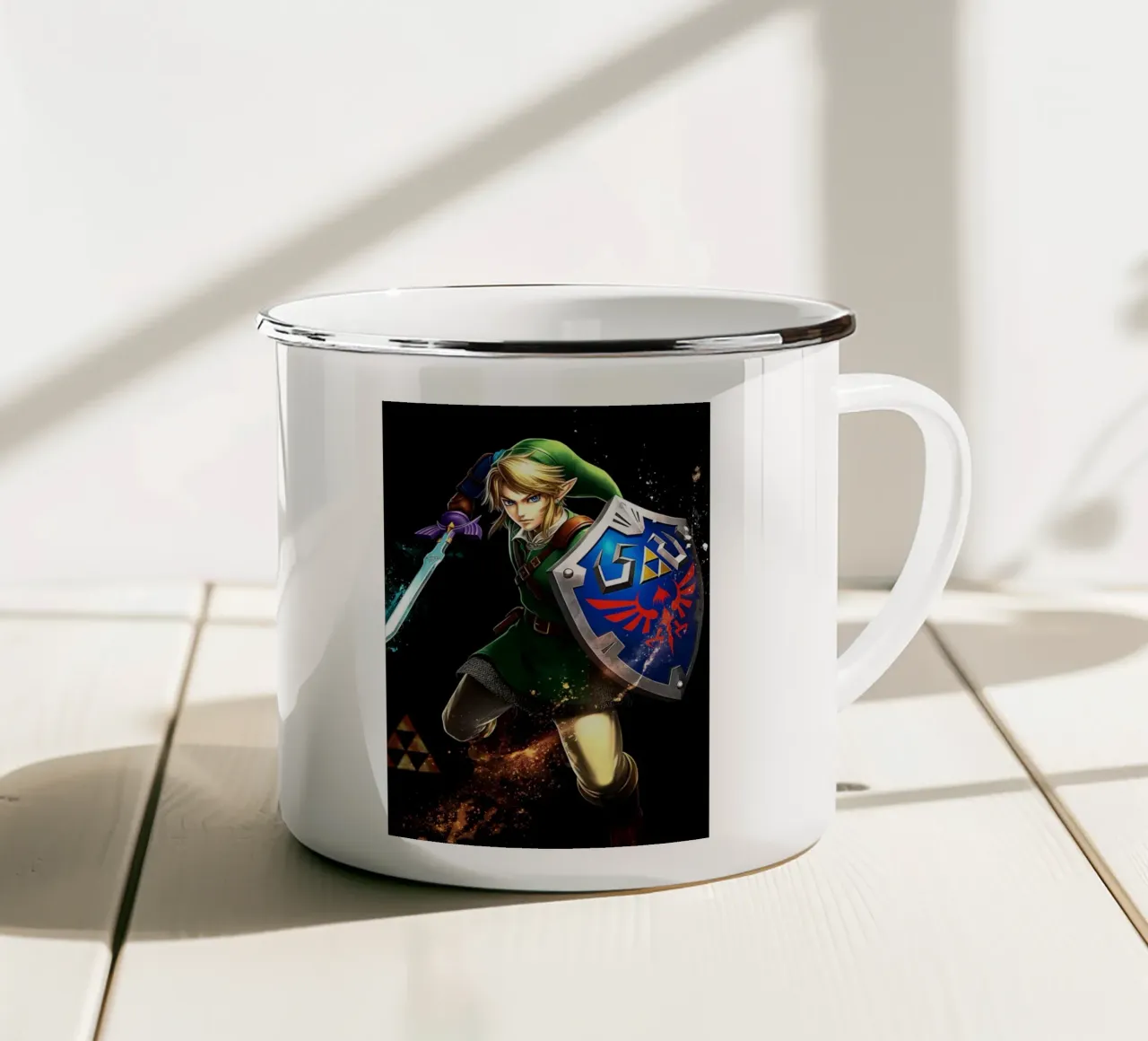Link La leggenda di Zelda tazza in smalto da Fleur de Lys