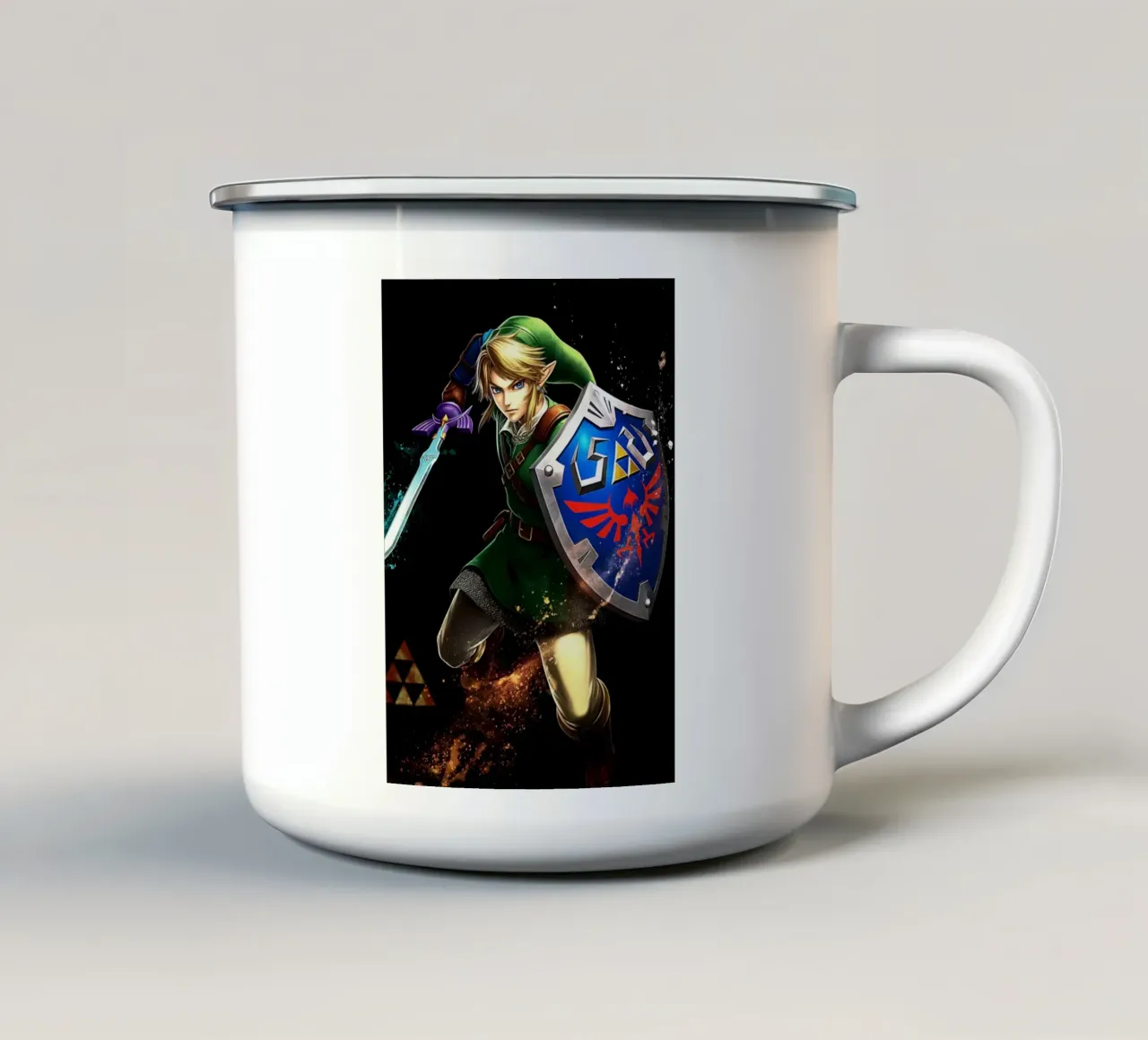 Link La leggenda di Zelda tazza in smalto da Fleur de Lys