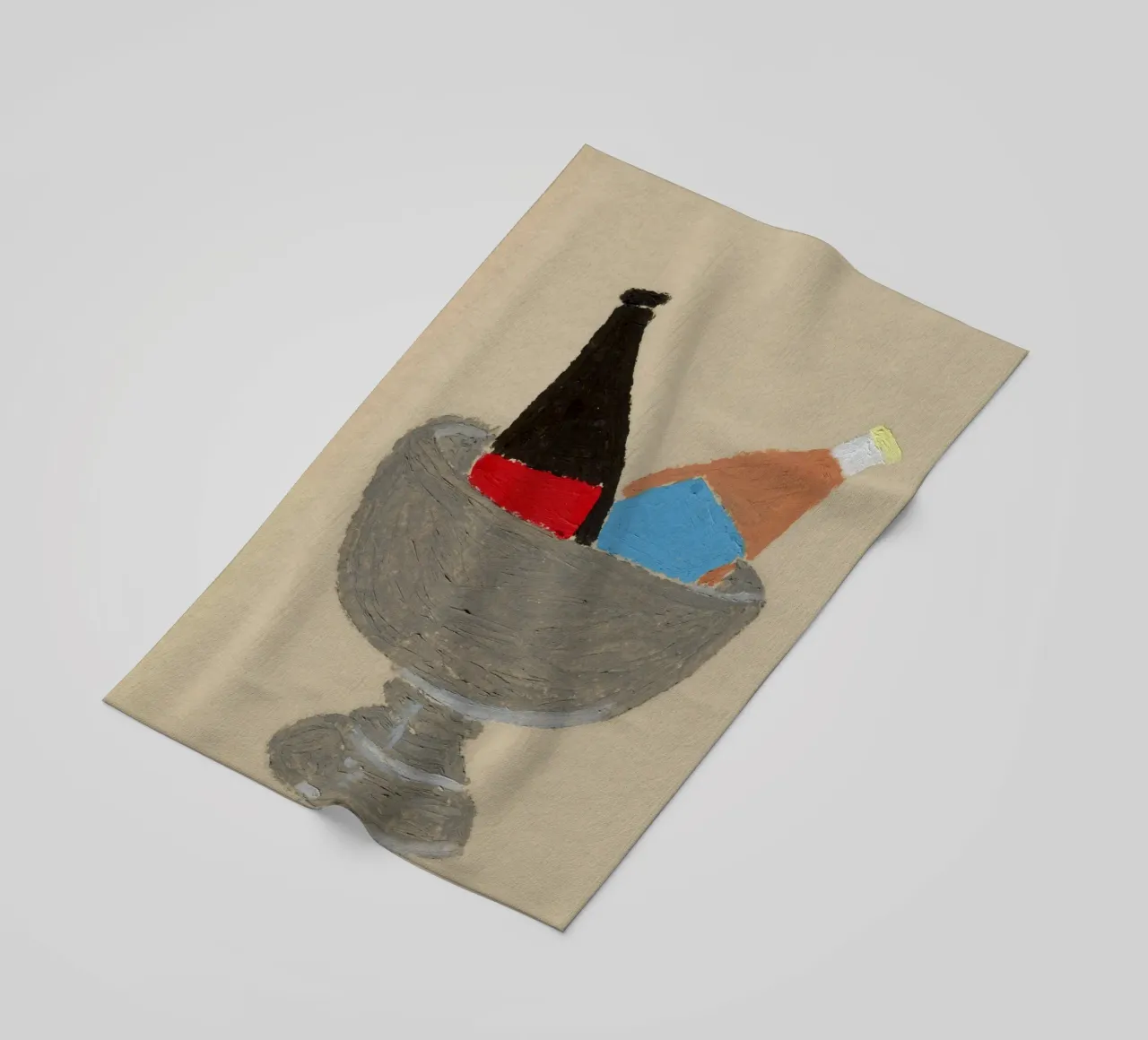 Two Bottles telo mare da Isabelle Vandeplassche