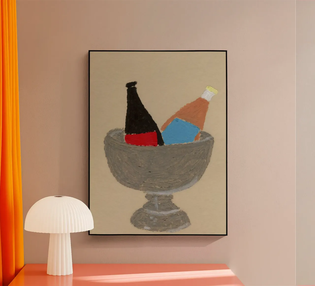 Two Bottles Acryl-Glas von Isabelle Vandeplassche