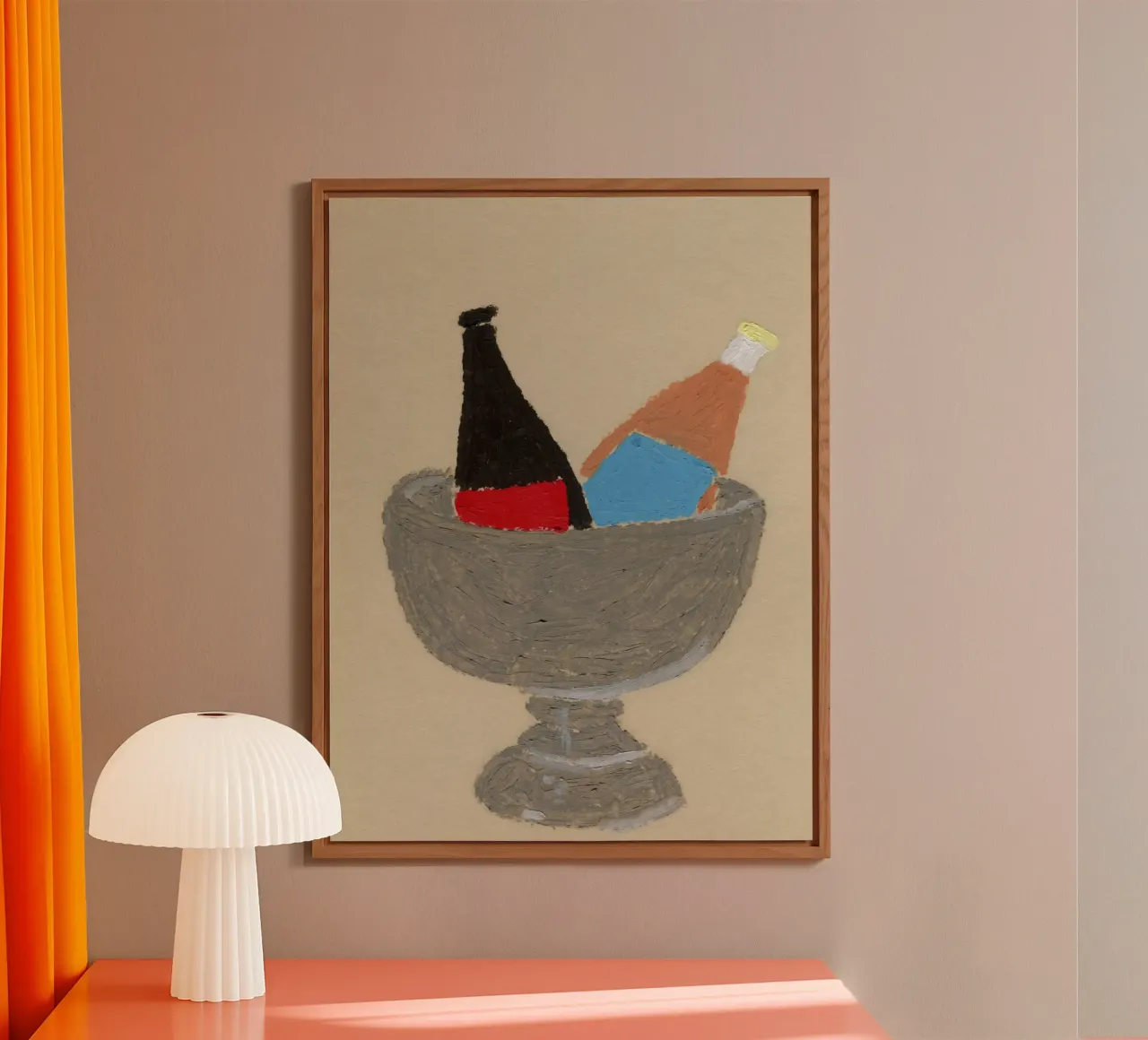 Two Bottles alluminio dibond da Isabelle Vandeplassche