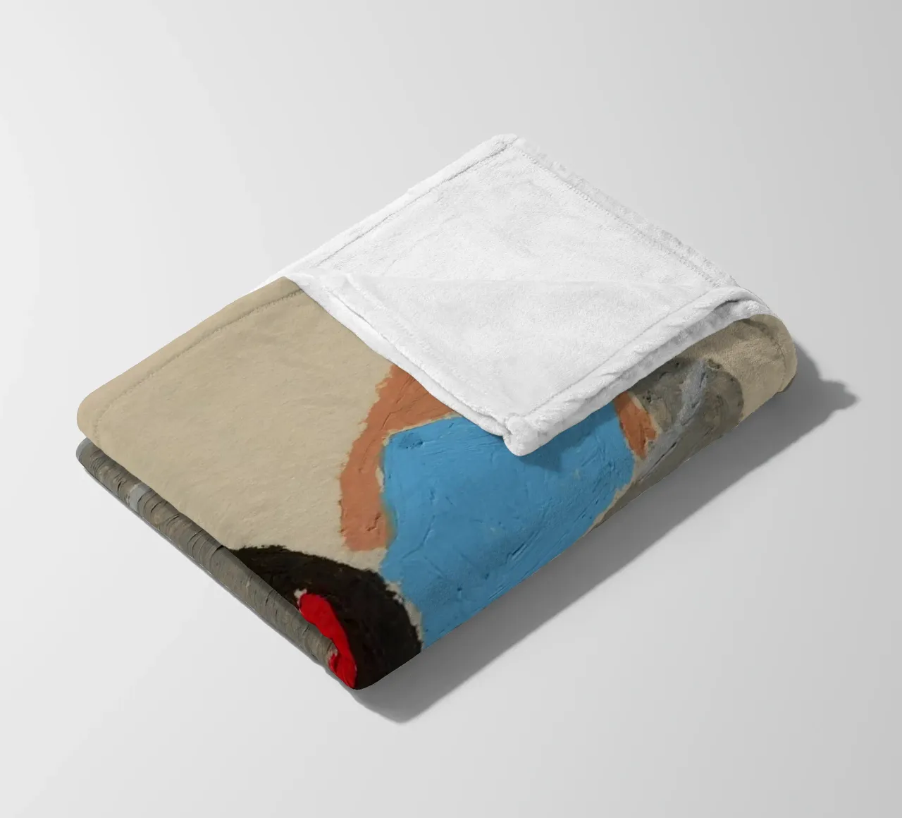 Two Bottles coperta in pile da Isabelle Vandeplassche