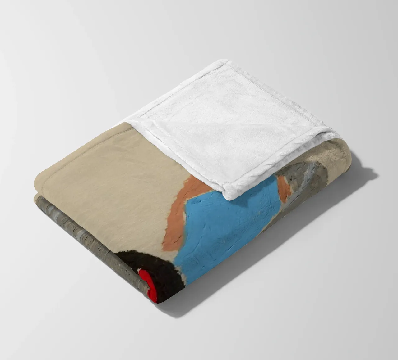 Two Bottles coperta in pile da Isabelle Vandeplassche