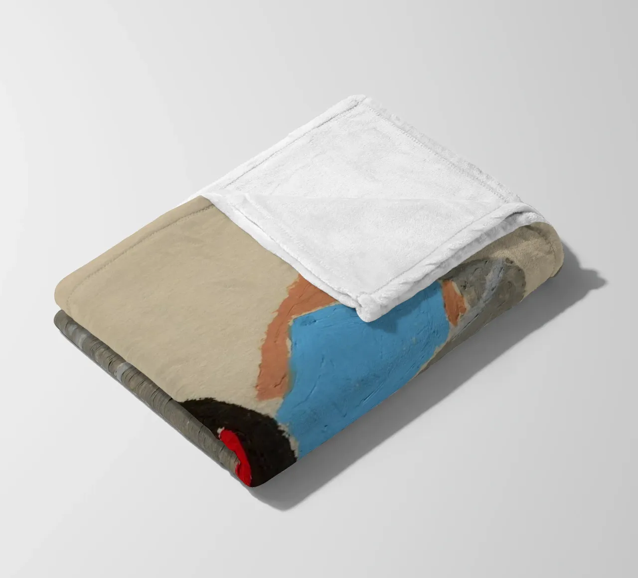 Two Bottles coperta in pile da Isabelle Vandeplassche