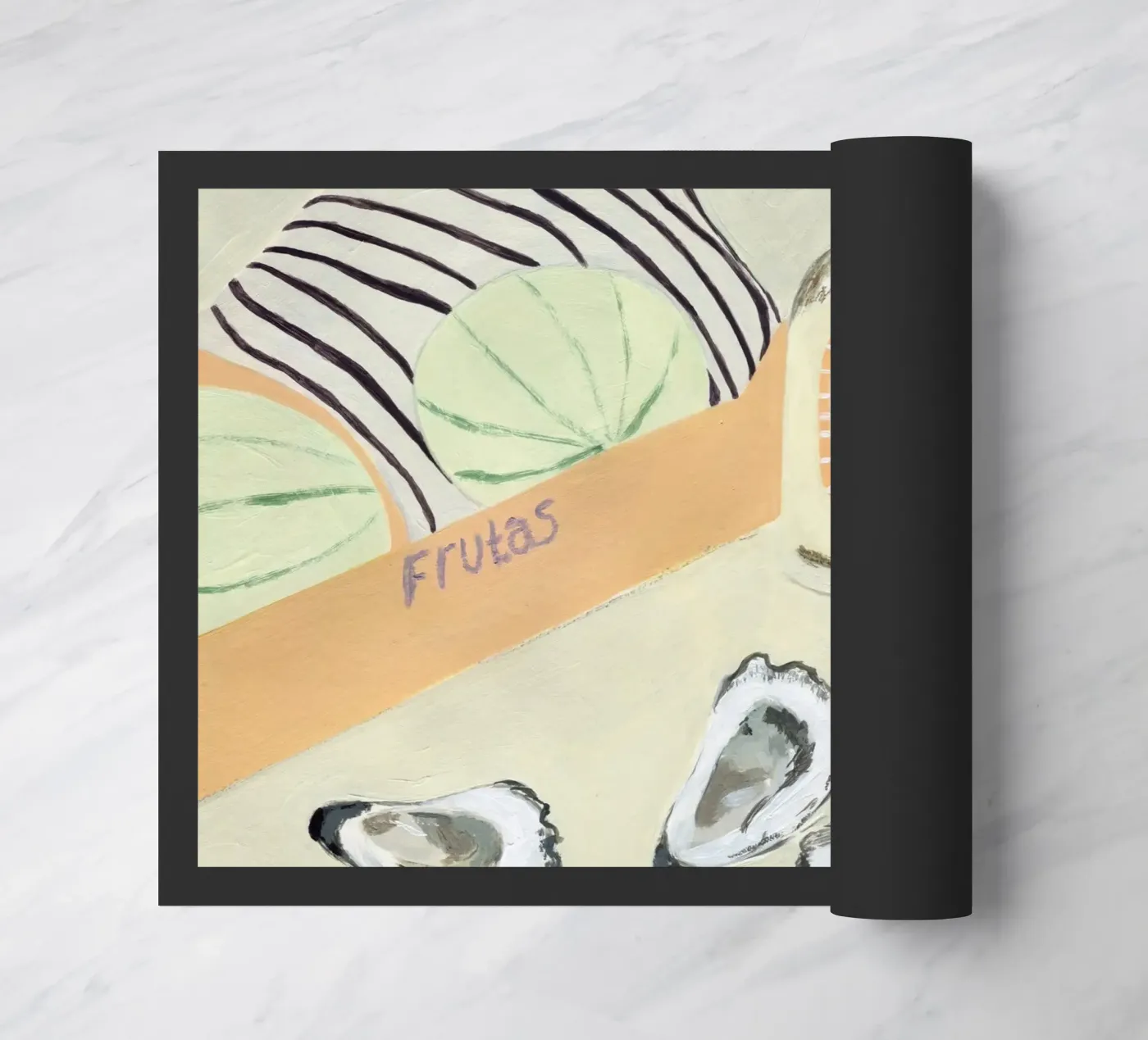 Melons Fußmatte von Isabelle Vandeplassche