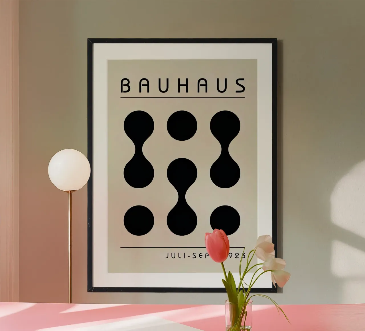 Bauhaus 1923 poster con telaio in alluminio da Brooke