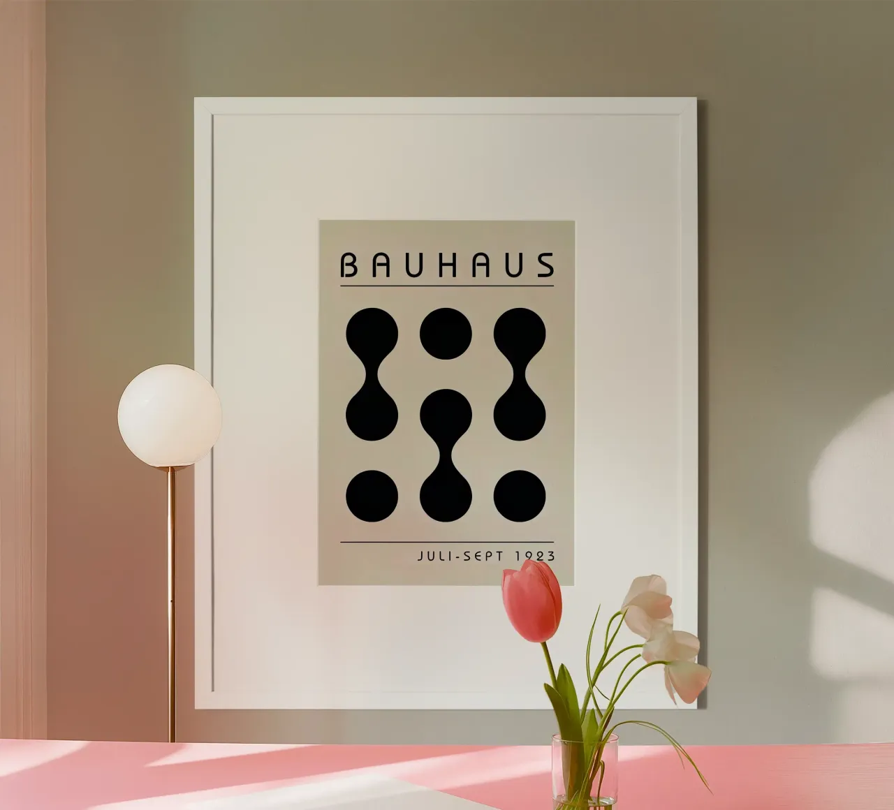 Bauhaus 1923 poster con telaio in alluminio da Brooke