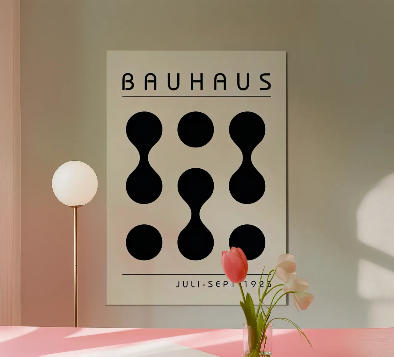 Bauhaus 1923 poster con telaio in alluminio da Brooke