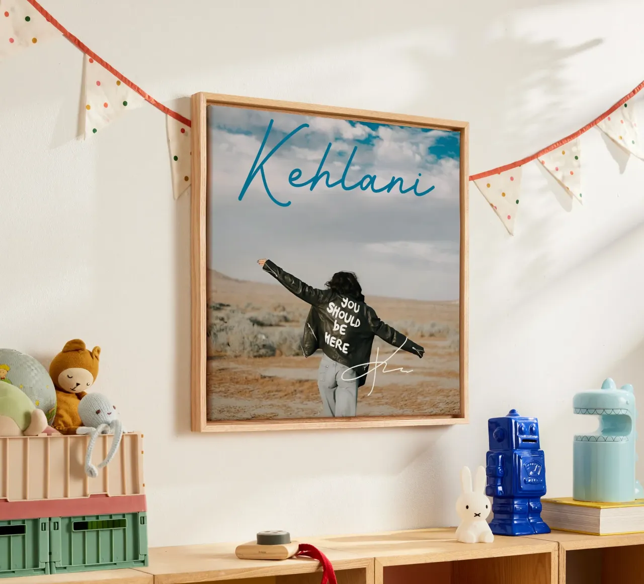 Kehlani - Dovresti essere qui 2 tela con Cornice a cassetta da eliouxence