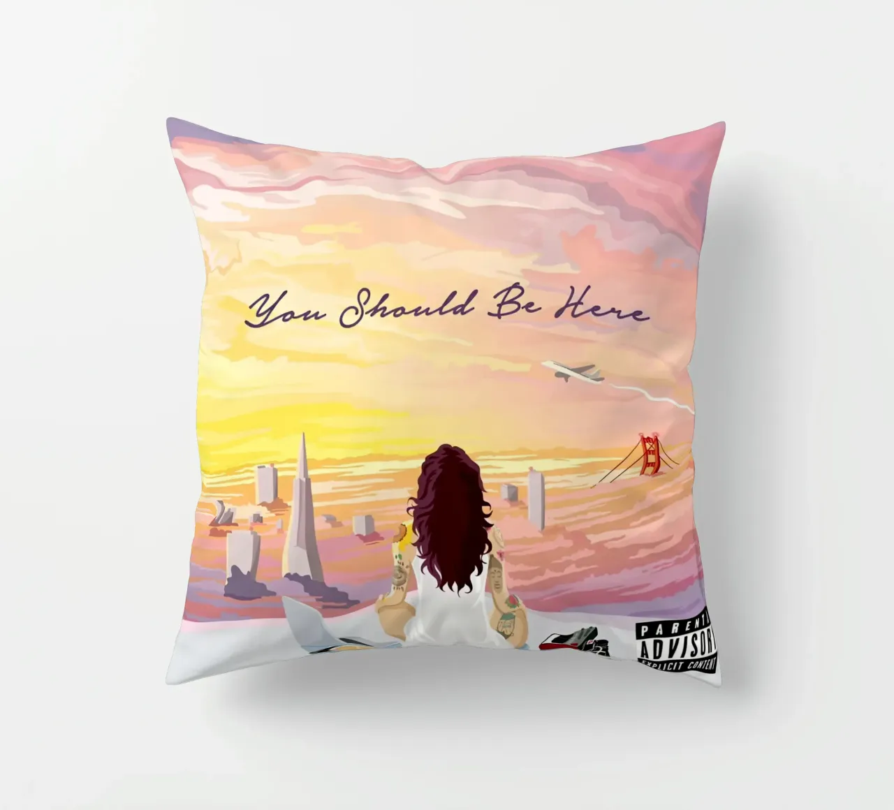 Kehlani - Dovresti essere qui cuscino da eliouxence