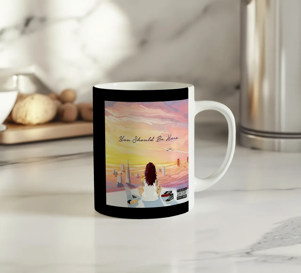 Kehlani - Dovresti essere qui tazza in ceramica da eliouxence