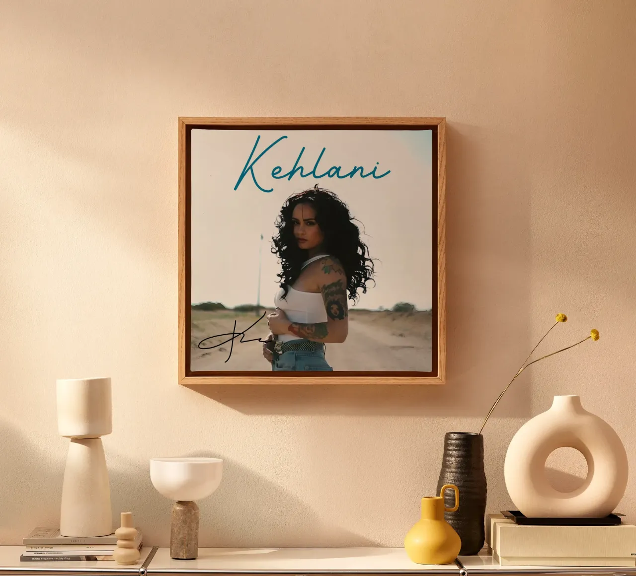 Kehlani - Dovresti essere qui tela con Cornice a cassetta da eliouxence