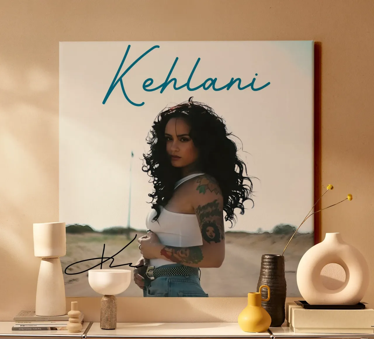 Kehlani - Dovresti essere qui tela con Cornice a cassetta da eliouxence