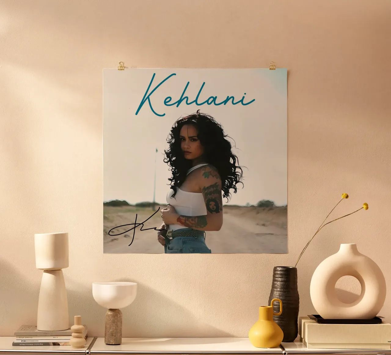 Kehlani - Dovresti essere qui poster da eliouxence