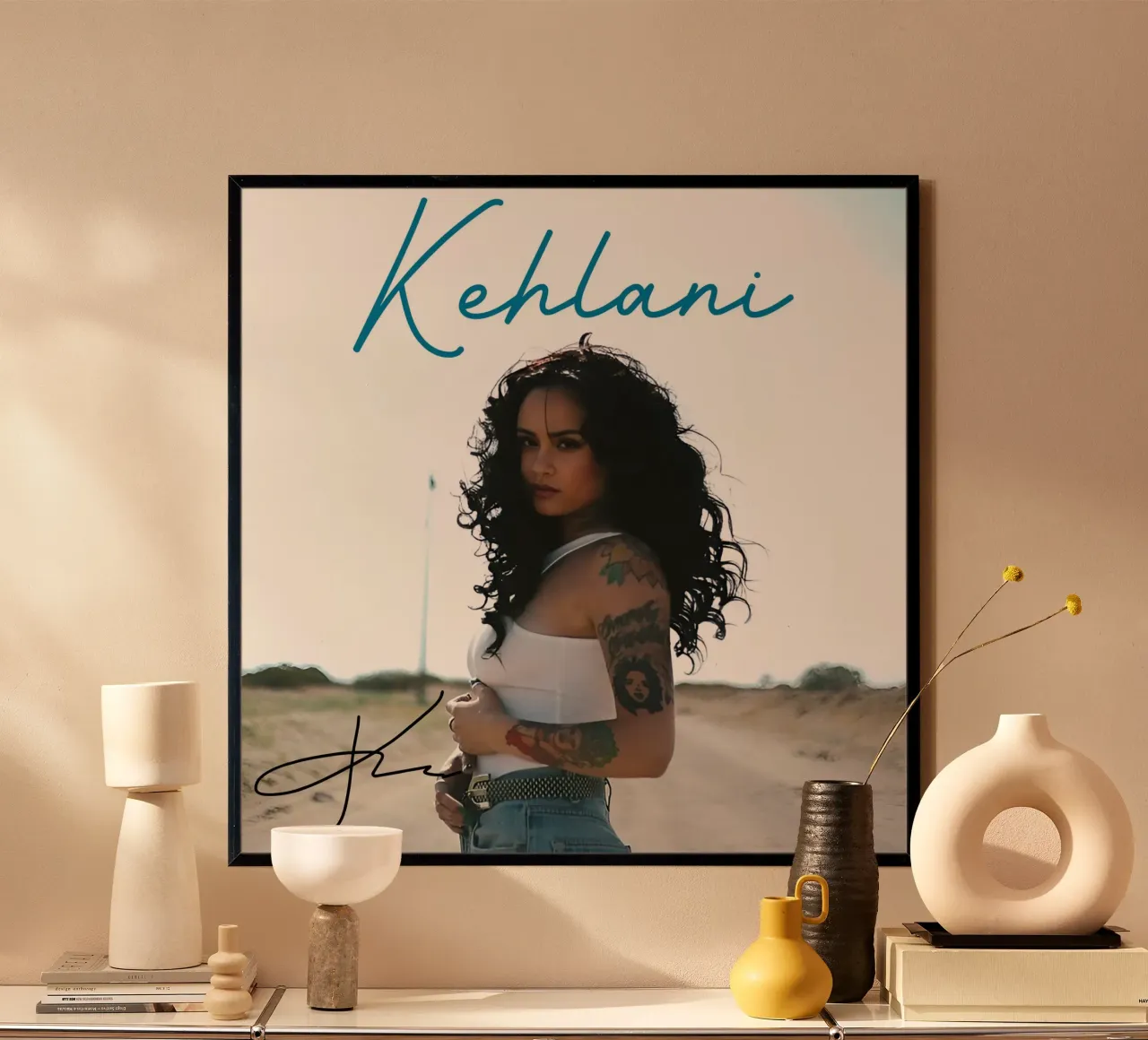 Kehlani - Dovresti essere qui poster da eliouxence