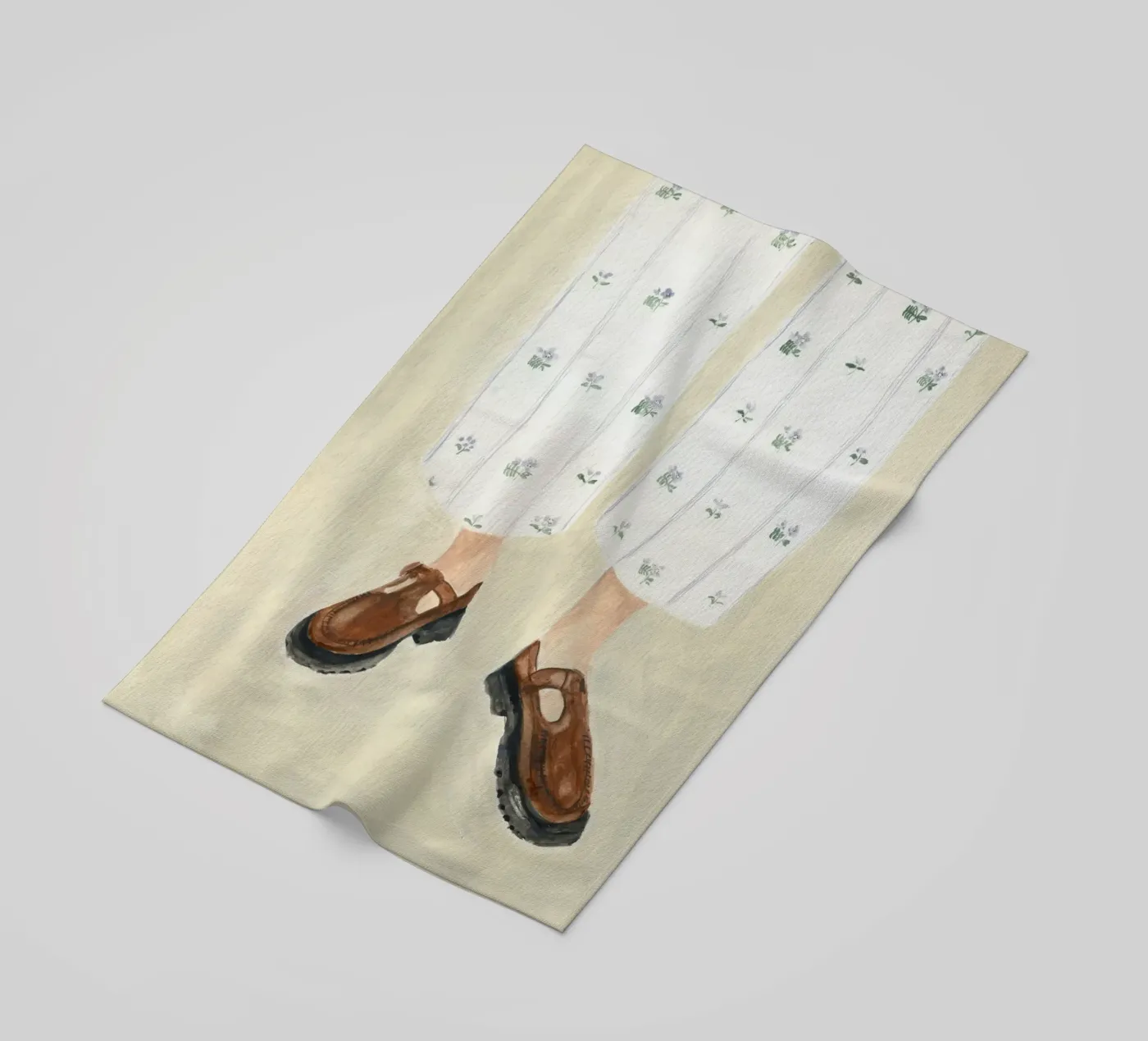 Flower Pants telo mare da Isabelle Vandeplassche