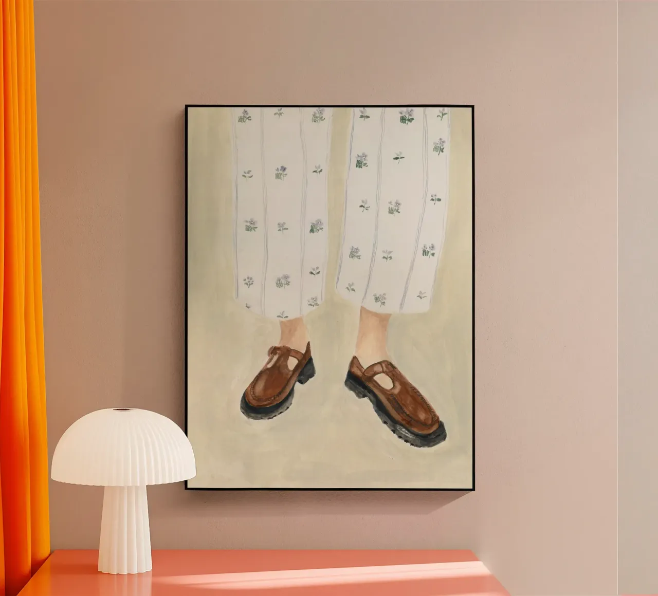 Flower Pants plexiglass da Isabelle Vandeplassche