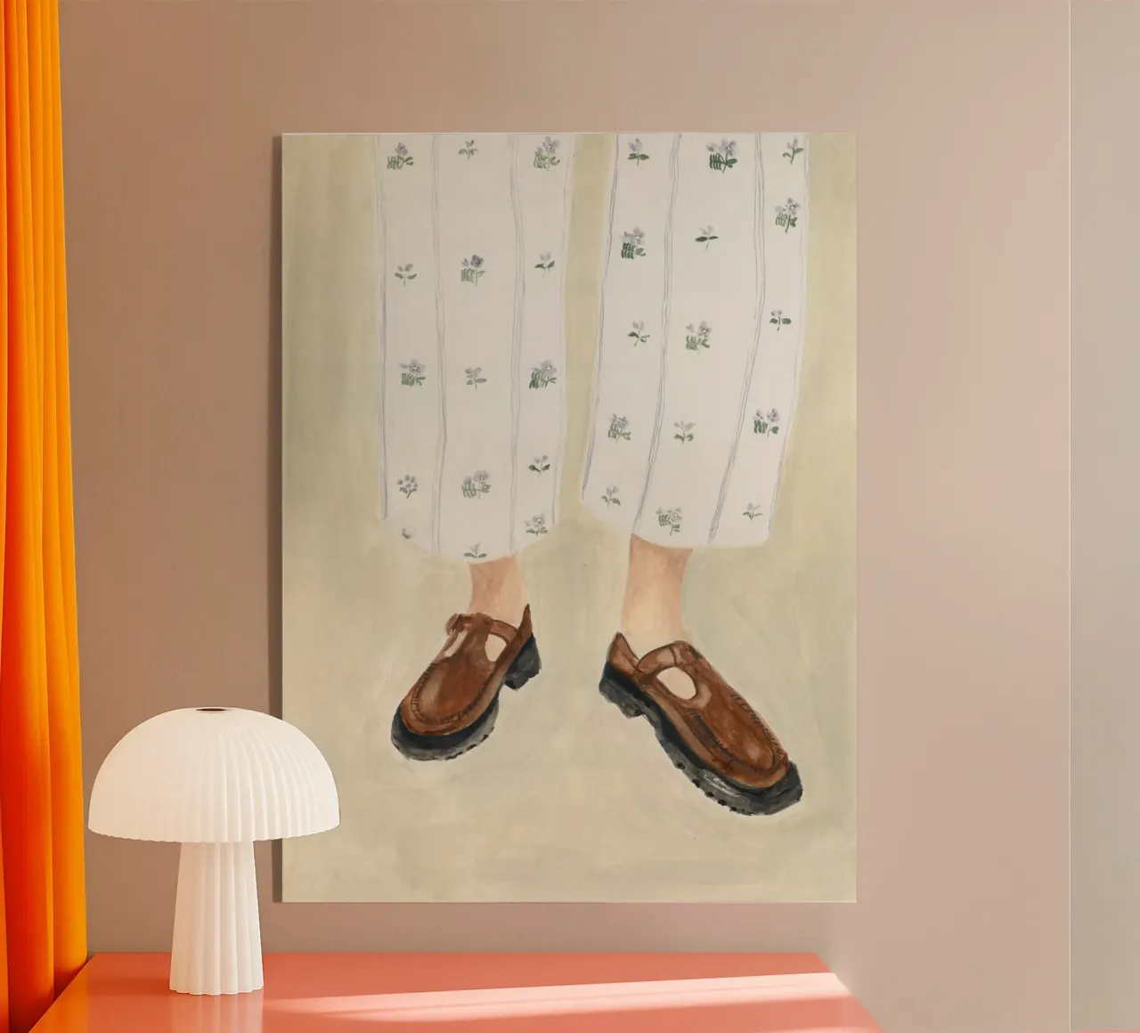 Flower Pants plexiglass da Isabelle Vandeplassche