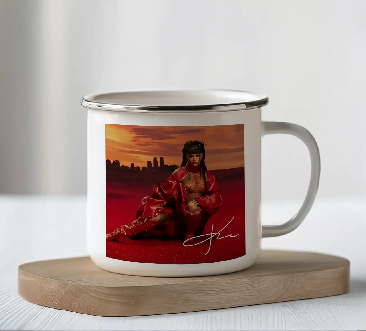 Kehlani tazza in smalto da eliouxence