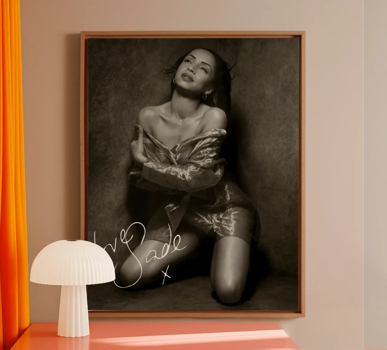 Sade Adu - Amore Sade 2 tela con Cornice a cassetta da eliouxence