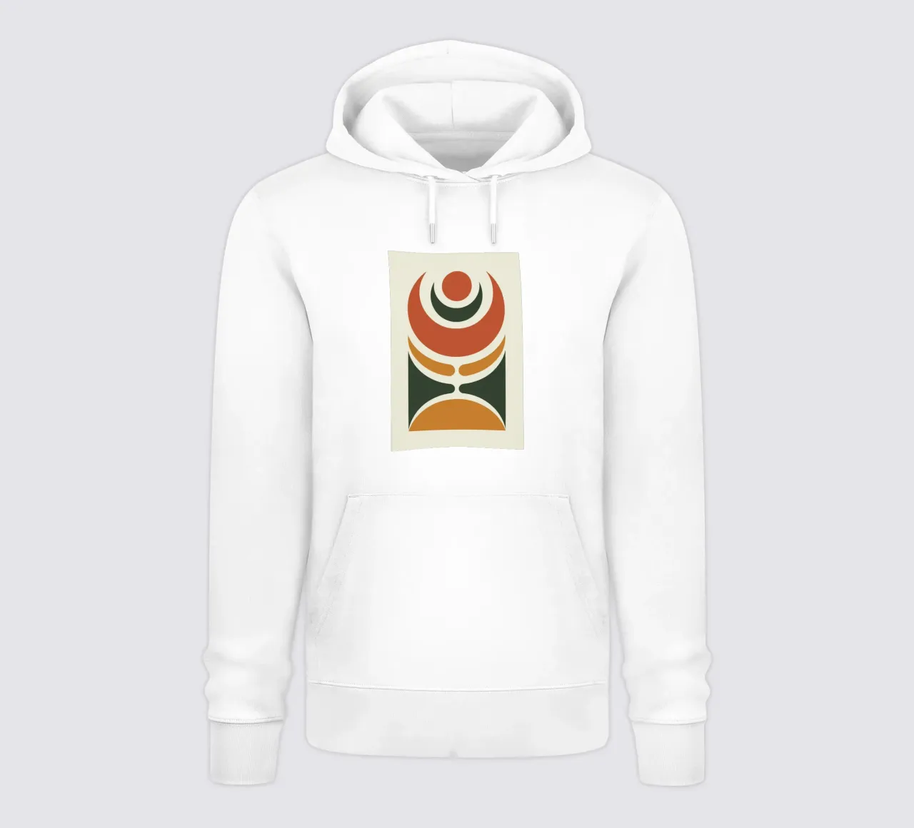 Crescent Moon with Flowing Bands felpa con cappuccio da LisaArtes