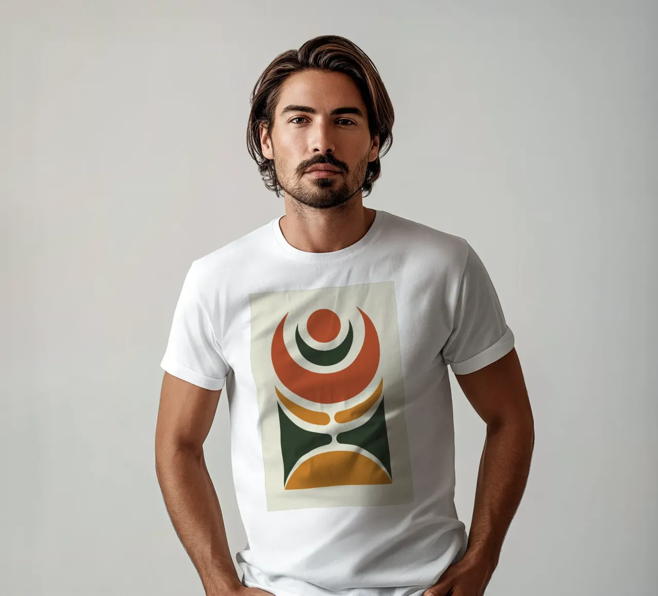 Crescent Moon with Flowing Bands t-shirt da LisaArtes