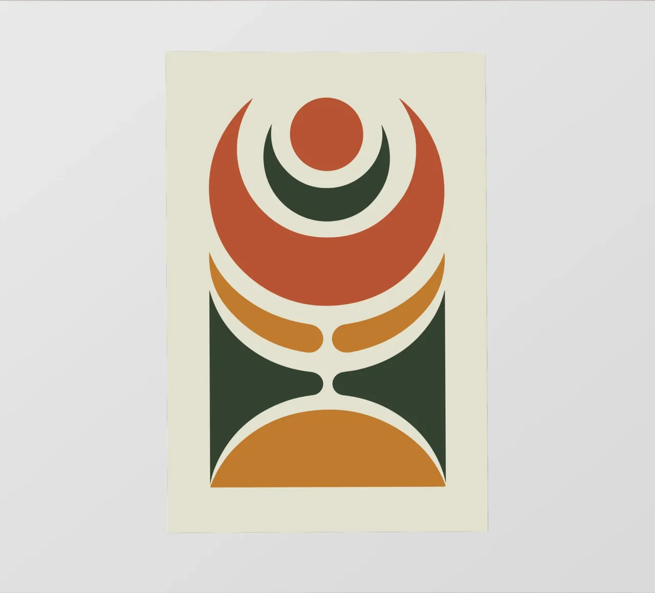 Crescent Moon with Flowing Bands telo in pvc da LisaArtes