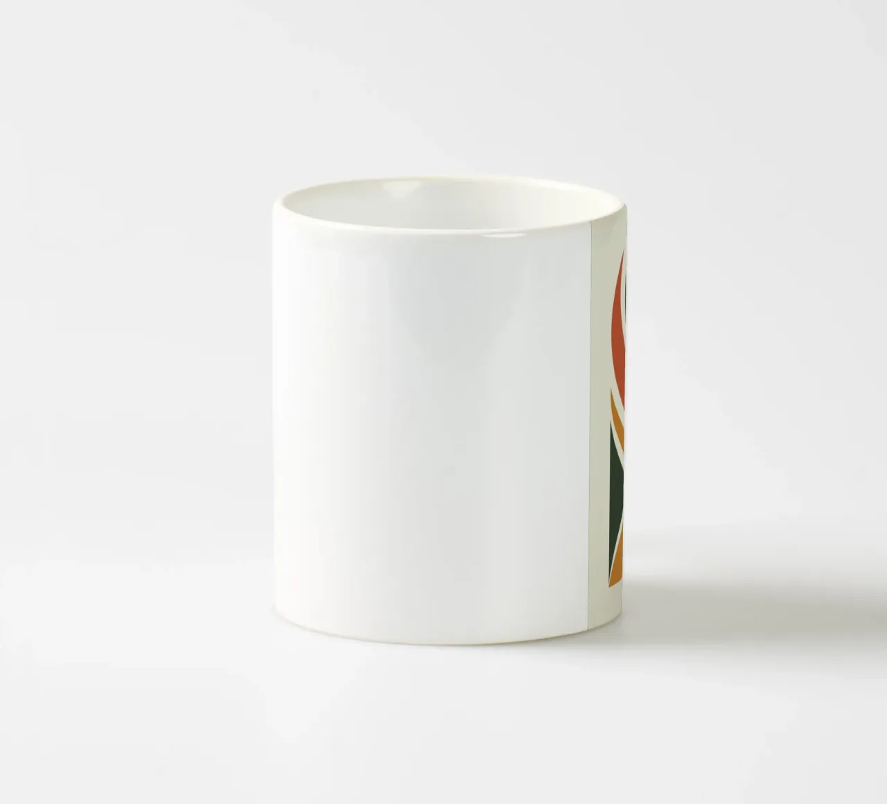 Crescent Moon with Flowing Bands tazza in ceramica da LisaArtes