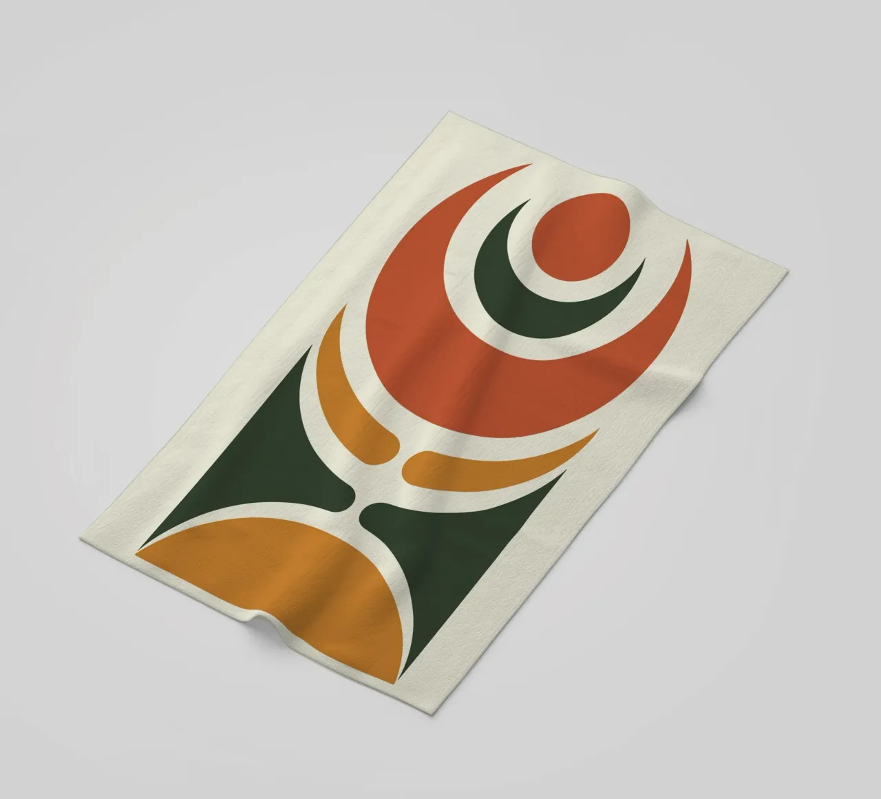 Crescent Moon with Flowing Bands telo mare da LisaArtes