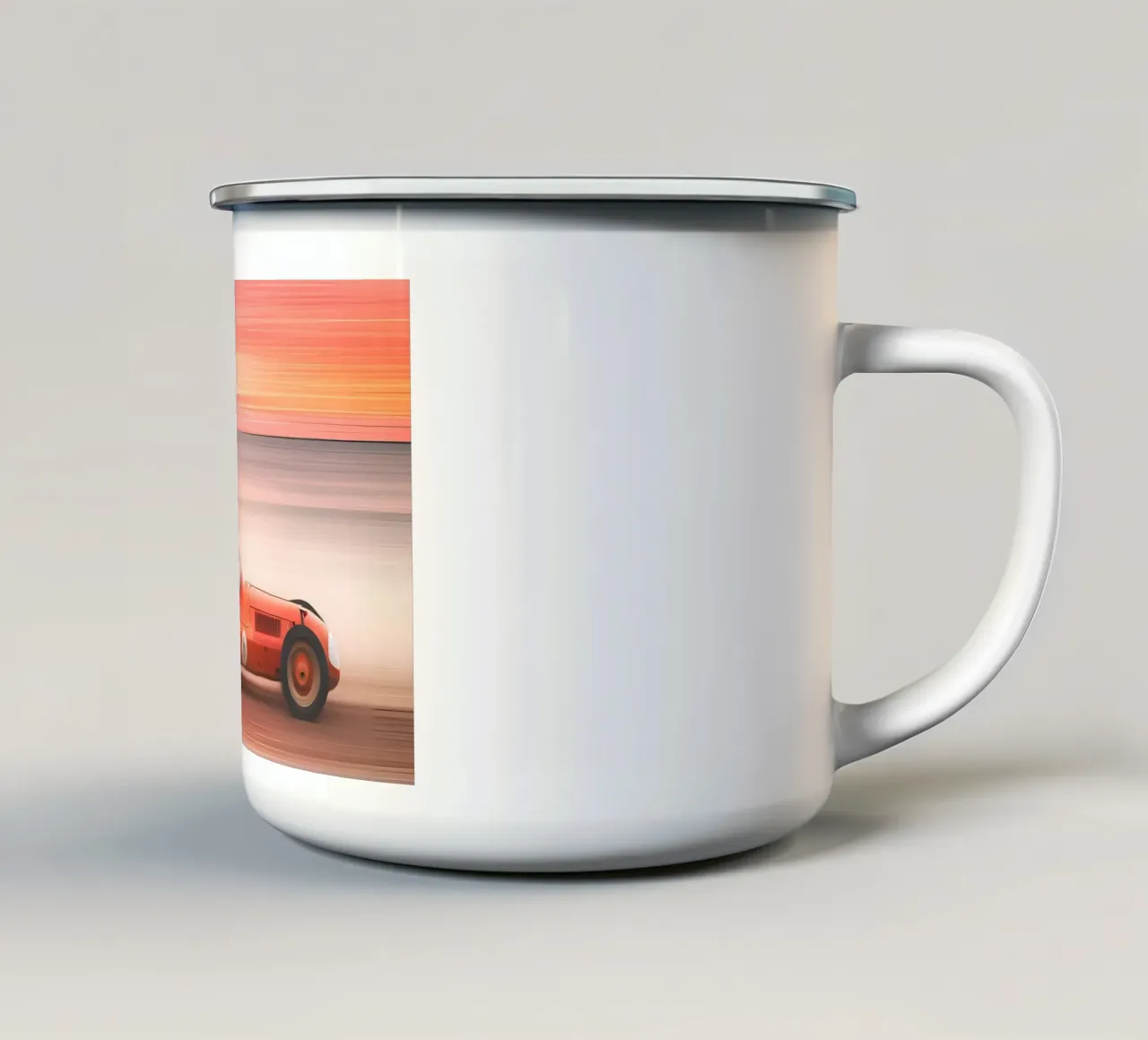 Sunset Road tazza in smalto da ICONICA Art Studio
