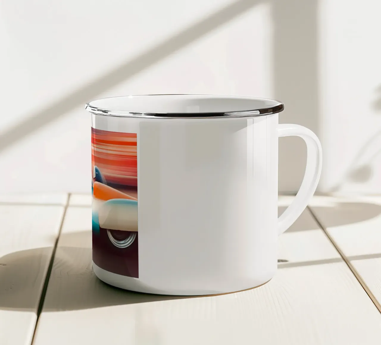 Collection Car tazza in smalto da ICONICA Art Studio