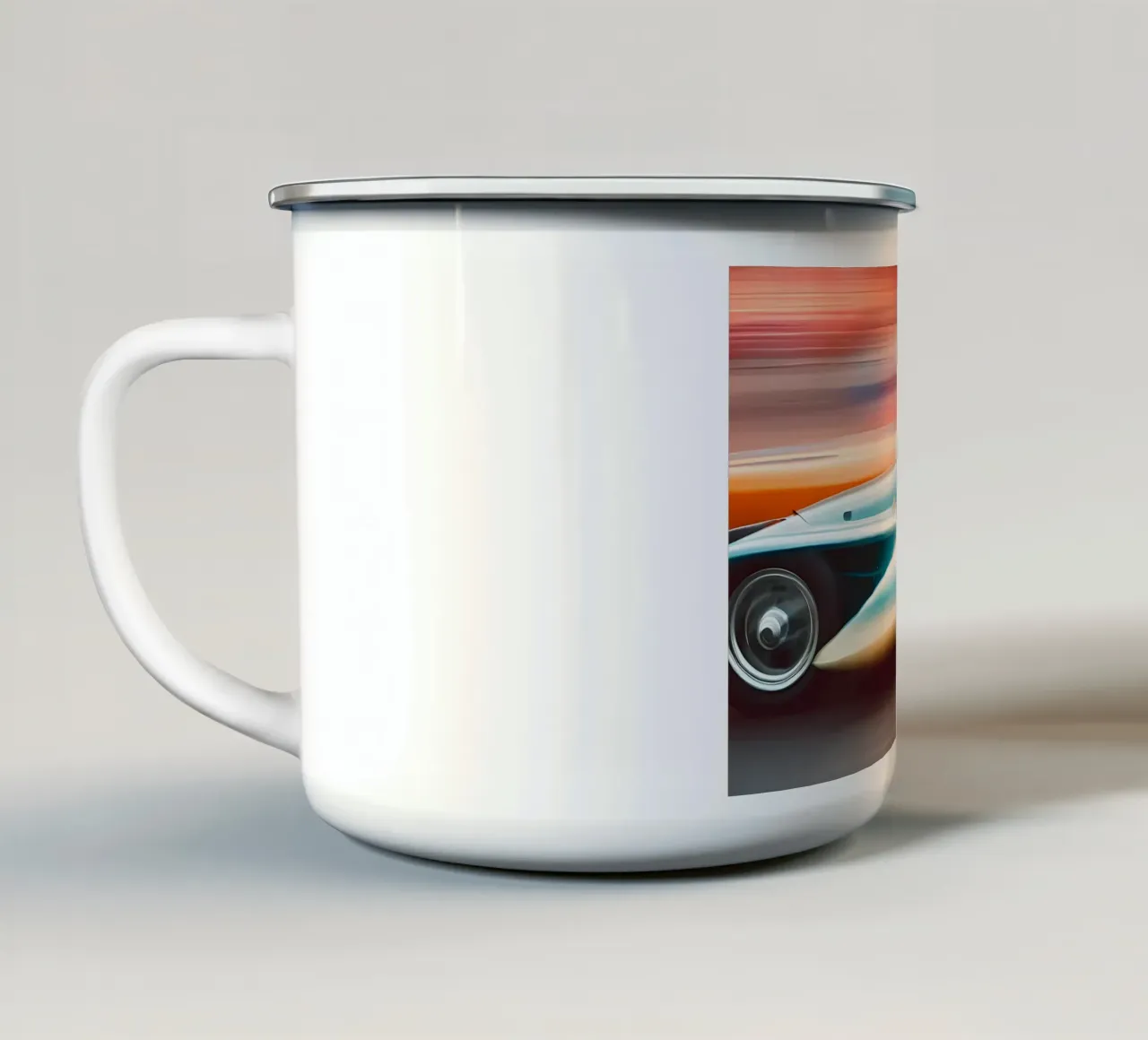 Collection Car tazza in smalto da ICONICA Art Studio