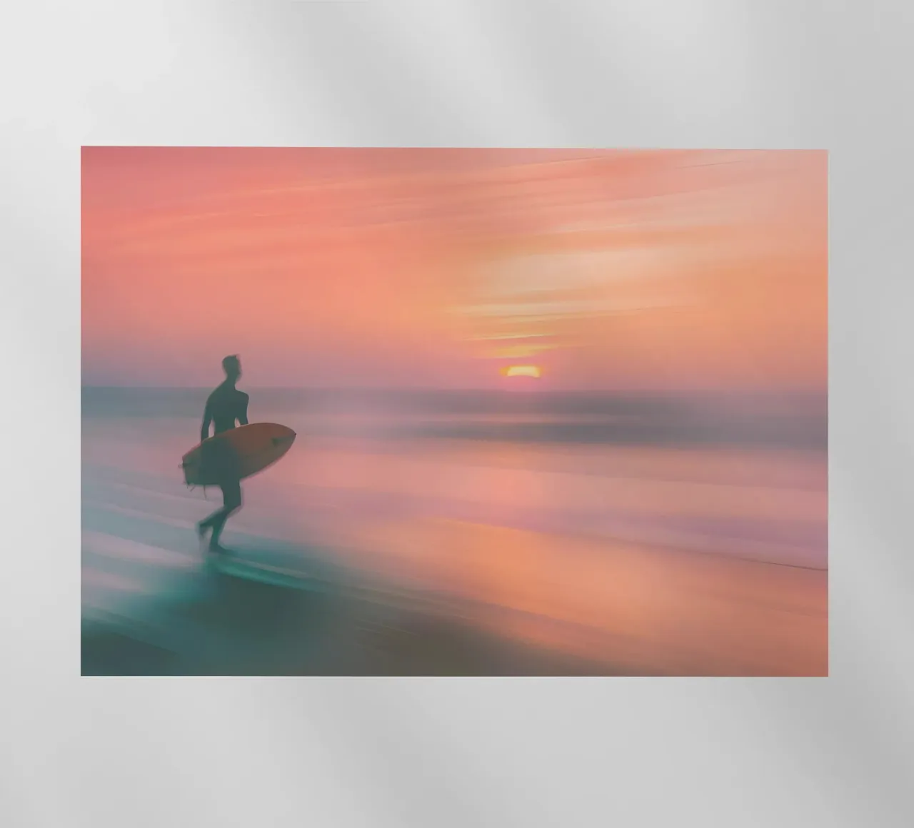 Le Surfeur Seul pellicola backlit da ICONICA Art Studio
