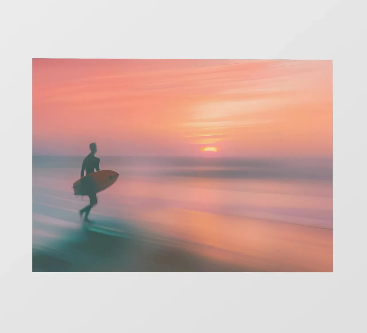 Le Surfeur Seul telo in pvc da ICONICA Art Studio