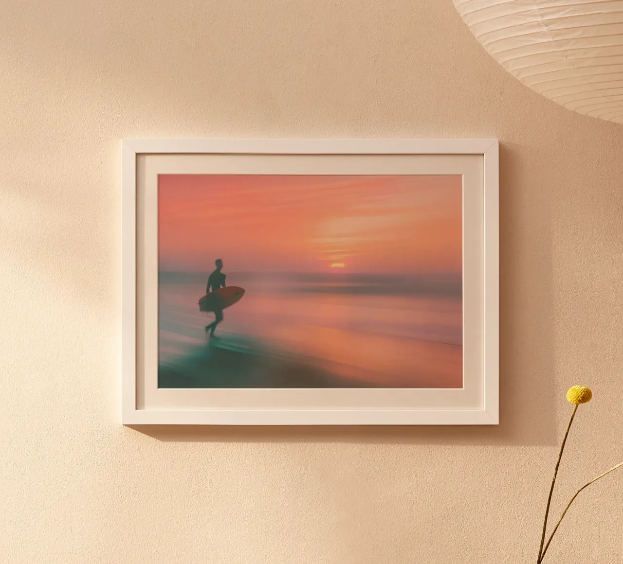 Le Surfeur Seul poster da ICONICA Art Studio
