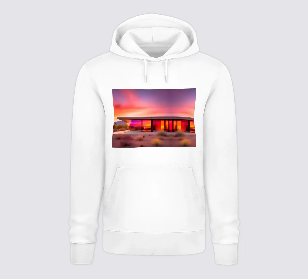 Californian Vibes felpa con cappuccio da ICONICA Art Studio