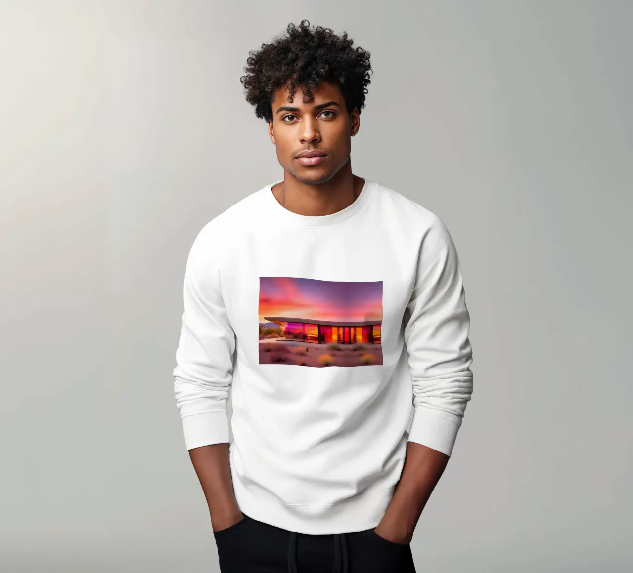 Californian Vibes felpa da ICONICA Art Studio