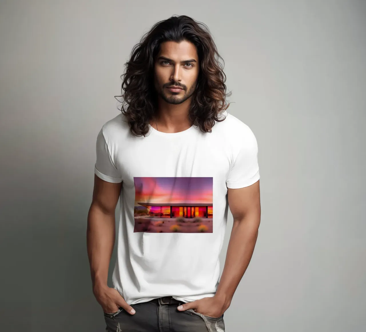 Californian Vibes t-shirt da ICONICA Art Studio