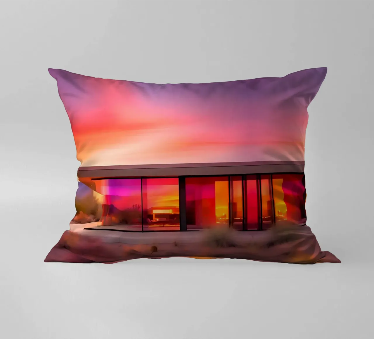 Californian Vibes cuscino da ICONICA Art Studio