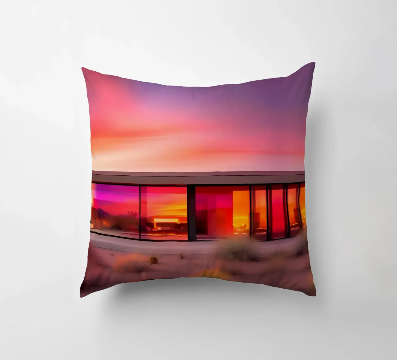 Californian Vibes cuscino da ICONICA Art Studio