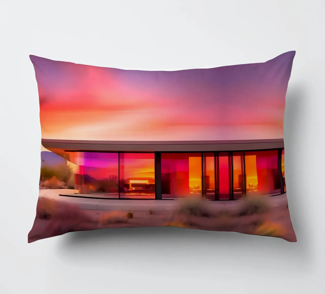 Californian Vibes cuscino da ICONICA Art Studio