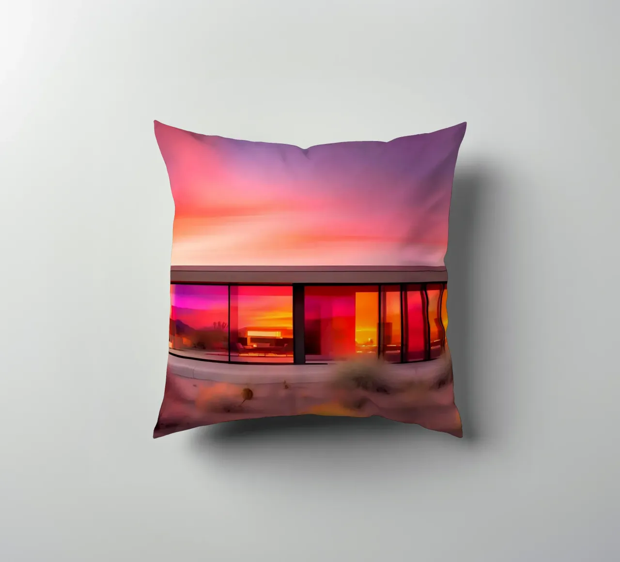 Californian Vibes cuscino da ICONICA Art Studio